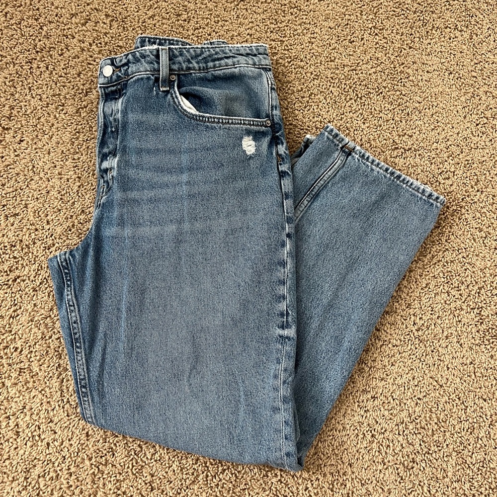 &Denim 90s Boyfriend High-Waist Straight Jean